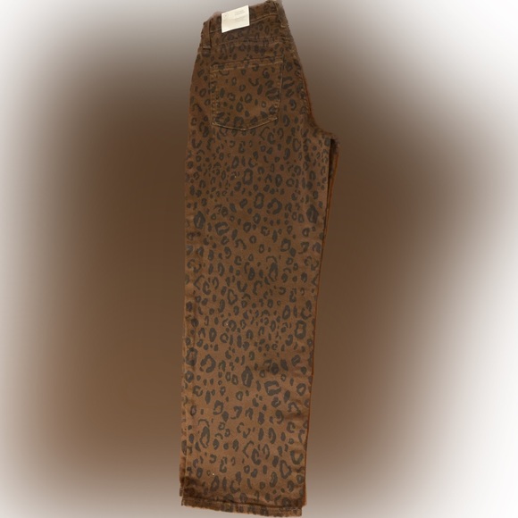 NWT G2 Universal thread leopard print Vintage straight legs Jean's color - Picture 2 of 4